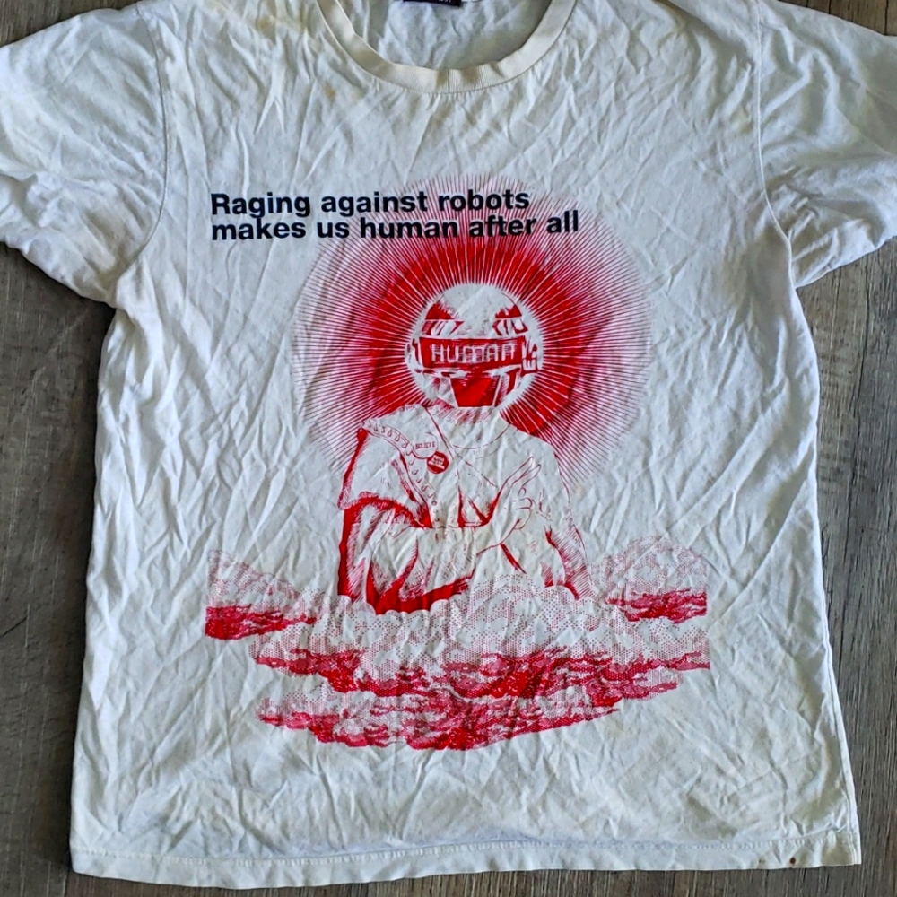 Vtg daft punk tee single stitch.